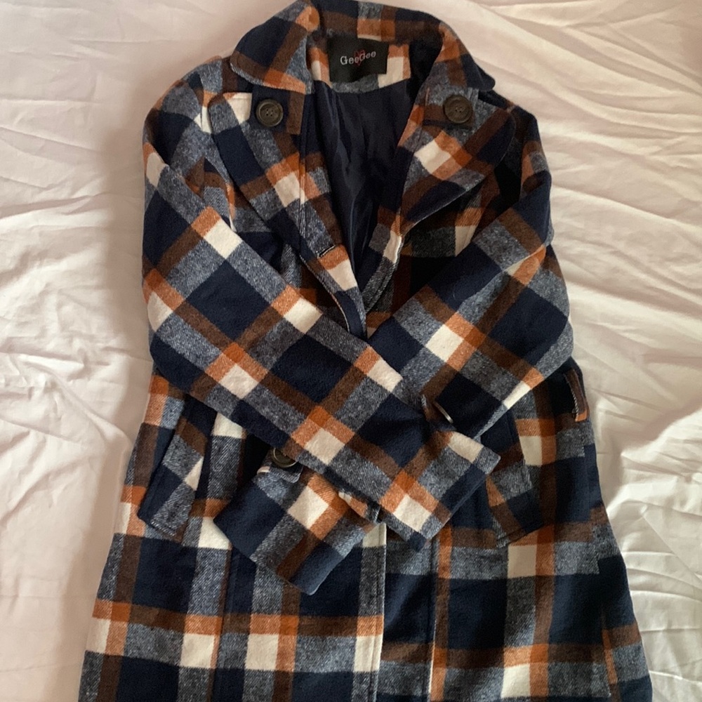Flannel Design Pea Coat